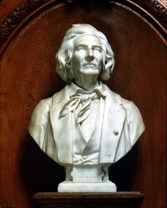Portrait bust of Marc Seguin, architect and engineer by Eugene Guillaume