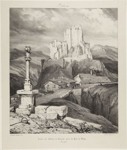 Chateau de Bouzals by Eugene Isabey