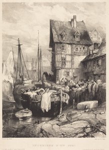 Interior of a Port by Eugene Isabey