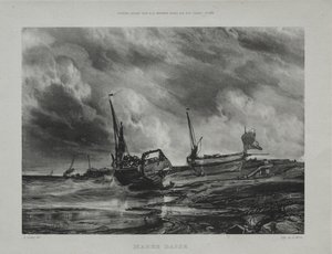 Low Tide by Eugene Isabey