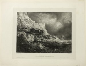 Near Dieppe, plate one from Six Marines