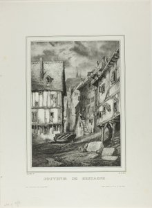 Plate Four, from Souvenir of Brittany by Eugene Isabey