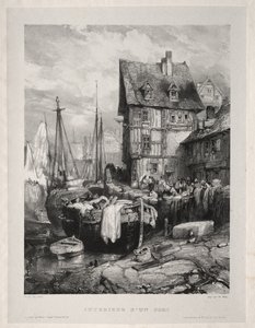 Six Marines: Interior of a Port by Eugene Isabey