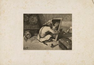 Monkey in the Mirror by Eugene Leroux