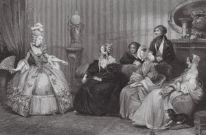 Dressed for the Opera Bal by Eugene Louis (after) Lami