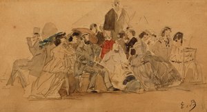 Afternoon on the Beach, c.1865