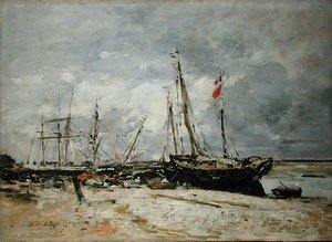 Le Crotay by Eugene Louis Boudin
