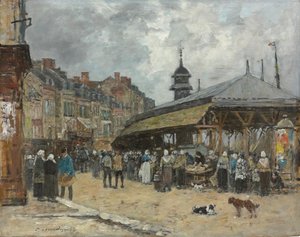 Market at Trouville