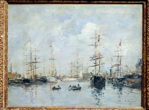 Sailboats at the Port, Deauville (1896)