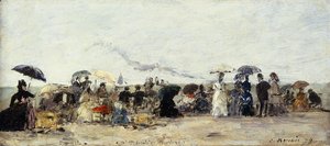 Trouville, Beach Scene