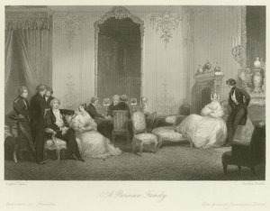 A Parisian Family by Eugene Louis Lami