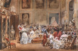 A Soirée by Duke of Orléans in the Pavillon de Marsan