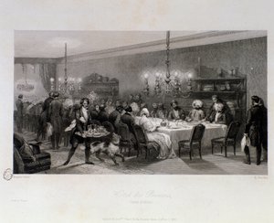 Dinner at the table d
