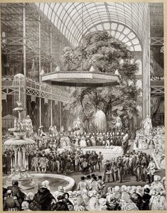Opening of the 1851 World Exhibition in London by Lami by Eugene Louis Lami