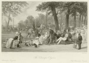 The Champs Elysees by Eugene Louis Lami
