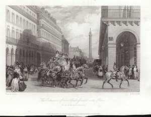 The Entrance of an Ambassador into Paris by Eugene Louis Lami