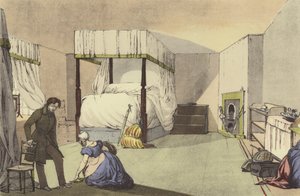 An Inn Room by Eugene Louis after Lami
