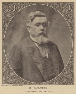 Armand Fallieres, President of the French Senate by Eugene Pirou