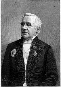 Portrait of Baron Felix Hippolyte Larrey (1808-1895), French surgeon by Eugene Pirou