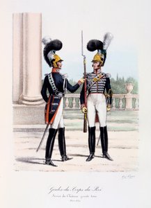 Gardes-du-Corps de Roi, Service de Chateau, Grande Tenue