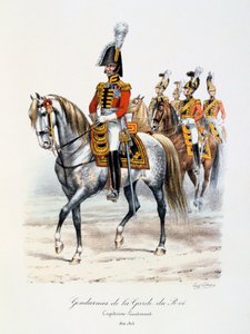Gendarmes de la Garde du Roi, Capitaine-Lieutenant by Eugene Titeux