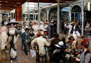 The Terrace of a Cafe, Mar del Plata, Argentina