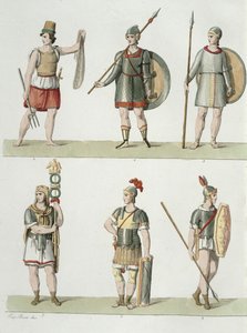 Roman Soldiers (detail) by Eugenio Bosa
