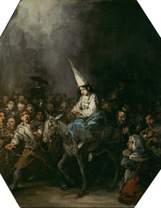 Convicted by the Inquisition by Eugenio Lucas Velázquez