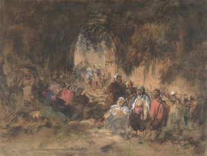 Arabs Resting, 1817-70 by Eugenio Lucas Villamil