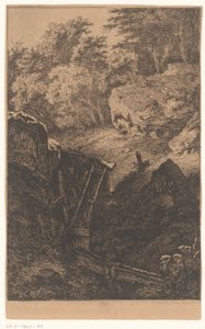 Landscape with Wooden Irrigation System