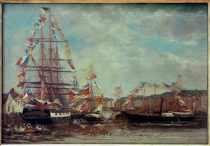 Festival in the Harbor of Honfleur