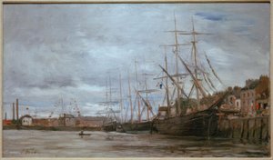 Harbor with Sailing Ships