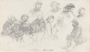 Passengers on Shipboard by Eugène Boudin