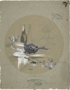 Design for a China Plate by Eugène Carrière