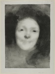 Elise Smiling by Eugène Carrière