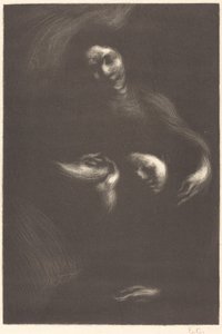 Hommage to Tolstoy by Eugène Carrière