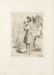 A Lord from the Time of Francis I by Eugène Delacroix