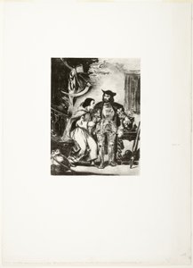 Brother Martin Clasping the Iron Hand of Goetz by Eugène Delacroix