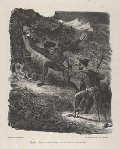 Faust and Mephistopheles in the Hartz Mountains, 1825-27