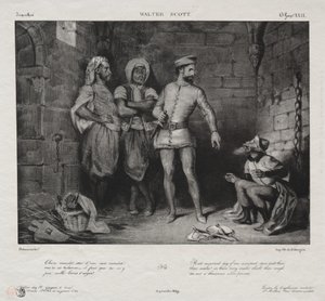 Fronte-Boeuf and the Jew by Eugène Delacroix