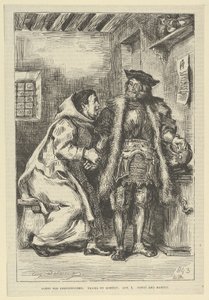 Goetz and Friar Martin by Eugène Delacroix