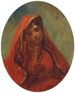 Half-Figure of a Moroccan Woman