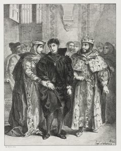Hamlet by Eugène Delacroix