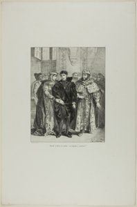Hamlet and the Queen, plate 1 from Hamlet by Eugène Delacroix