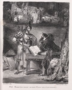 Illustrations for Faust: Mephistopheles Visits Faust