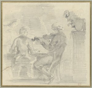 Musical Company by Eugène Delacroix