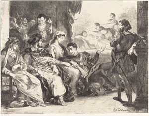 Players Enacting the Poisoning of Hamlet