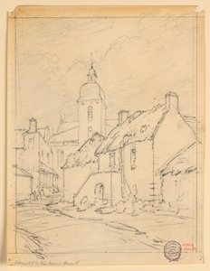 A Street in a Town by Eugène Edouard Soulès