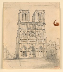Notre Dame in Paris by Eugène Edouard Soulès
