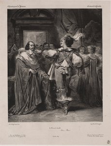 Chronicles of France: Scene of the Fronde - The Prince of Condé by Eugène François Marie Joseph Devéria